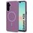 Mobiparts Slim Line Samsung Galaxy A26 MagSafe Hülle Hardcase Backcover - Imperial Purple