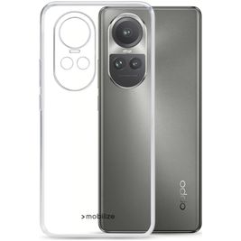 Mobilize Gelly Durchsichtig OPPO Reno 10 Pro Hülle Flexibles TPU Backcover - Transparent