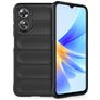 Mobigear Bumpy OPPO A17 Hülle Flexibles TPU Backcover - Schwarz