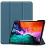 Mobigear Tri-Fold Gel iPad Pro 12.9 Zoll (2022) Hülle TPU,Kunstleder Klapphülle + Stifthalter - Grün