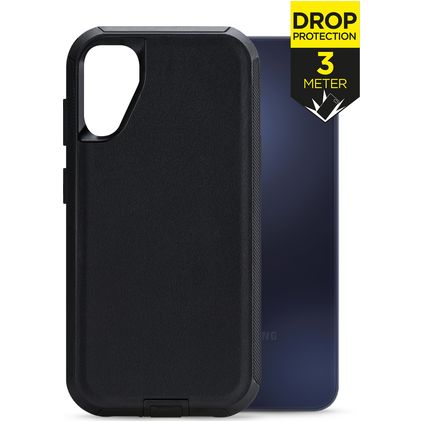 Mobilize Defender Samsung Galaxy A15 Hülle Hardcase Backcover Stoßfest - Schwarz