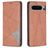 Mobigear Rhombus Slim Google Pixel 8 Pro Hülle Klapphülle - Braun