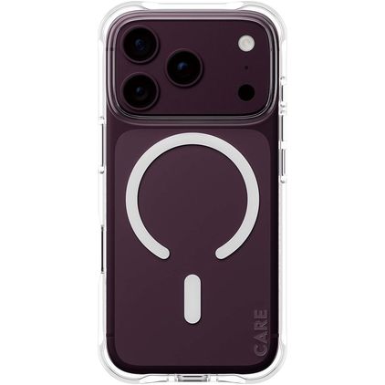 CARE by PanzerGlass Fashionable iPhone 18 Pro MagSafe TPU (flexibel) Backcover - Transparent / Weiß
