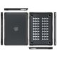Mobigear Shockproof Pro MacBook Air 13 Zoll (2022-2025) Hardcase Hülle MacBook Case - Schwarz - Model A2681 / A3113 / A3240