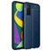 Mobigear Luxury Samsung Galaxy A03s Hülle Flexibles TPU Backcover - Blau