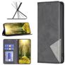 Mobigear Rhombus Slim Motorola Edge 40 Hülle Klapphülle - Schwarz