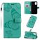 Mobigear Butterfly Samsung Galaxy A71 Klapphülle Portemonnaie - Türkis