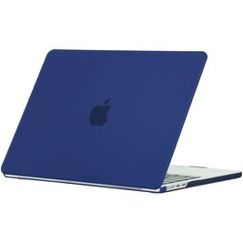 Mobigear Matte MacBook Air 15 Zoll (2023-2025) Hardcase Hülle MacBook Case - Marineblau - Model A2941 / A3114 / A3241