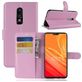 Mobigear Classic OnePlus 6 Hülle Klapphülle Geldbörse - Lila