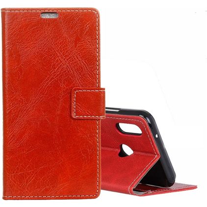 Mobigear Basic Xiaomi Mi Play Hülle Klapphülle Geldbörse - Rot
