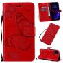 Mobigear Butterfly iPhone 11 Hülle Klapphülle Geldbörse - Rot