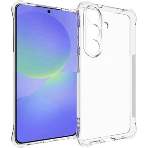 Mobigear Cushion Durchsichtig Samsung Galaxy S26 Hülle Flexibles TPU Backcover - Transparent