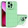 Mobigear Cube iPhone 14 Hülle Hardcase Backcover mit Ständer - Grün