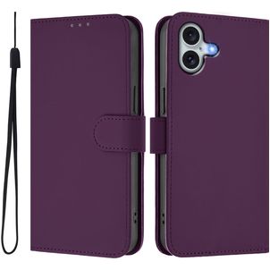 Mobigear Urban Wallet iPhone 16 Plus Hülle Klapphülle Geldbörse - Lila