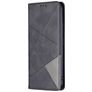 Mobigear Rhombus Slim POCO M4 Pro 5G Hülle Klapphülle - Schwarz