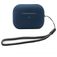 Mobigear Lanyard Apple AirPods Pro 2 Hülle Flexibles Silikon - Dunkelblau