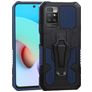 Mobigear Armor Stand Xiaomi Redmi 10 4G Hülle Hardcase Backcover Stoßfest mit Ständer - Blau