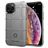 Mobigear Rugged Shield iPhone 12 Pro Max Hülle Flexibles TPU Backcover Stoßfest - Grau
