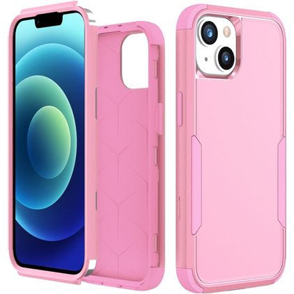 Mobigear Ultra Tough iPhone 15 Plus Hülle Hardcase Backcover Stoßfest - Pink