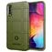 Mobigear Rugged Shield Samsung Galaxy A50 Hülle Flexibles TPU Backcover Stoßfest - Grün