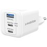 Mobilize Wall Charger Triple USB / USB-C Power Delivery 65W - Weiß