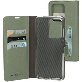 Mobiparts Classic Wallet Samsung Galaxy S20 Ultra Hülle Klapphülle Geldbörse - Stone Green