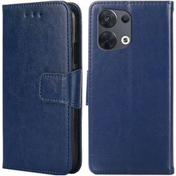 Mobigear Wallet OPPO Reno 8 5G Hülle Klapphülle Geldbörse - Dunkelblau