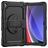 Mobigear SureGrip Xtreme Samsung Galaxy Tab A9 Plus (2023) Hülle Kunststoff,Silikon Backcover + Schulterträger + Ständer - Schwarz