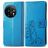 Mobigear Clover OnePlus 11 Hülle Klapphülle Geldbörse - Blau