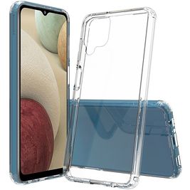 Mobigear Crystal Durchsichtig Samsung Galaxy A12 Hülle Hardcase Backcover - Transparent