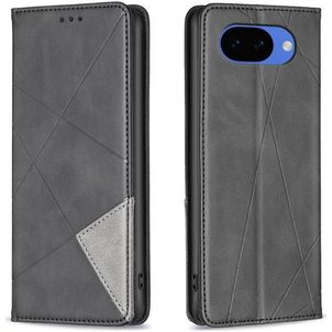 Mobigear Rhombus Slim Google Pixel 10a Hülle Klapphülle - Schwarz