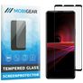 Mobigear Premium Sony Xperia 1 III Panzerglas Gehärtetes Glas Displayschutz - Hüllenfreundlich - Schwarz