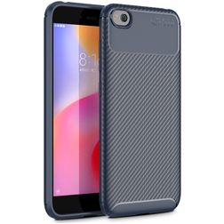 Mobigear Racing Xiaomi Redmi Go Hülle Flexibles TPU Backcover - Blau