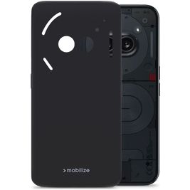 Mobilize Rubber Gelly Nothing Phone (2a) Hülle Flexibles TPU Backcover - Matt Black