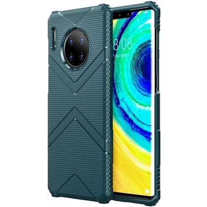 Mobigear Diamond Huawei Mate 30 Pro Hülle Flexibles TPU Backcover - Grün