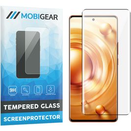 Mobigear Premium Vivo X80 Pro Panzerglas Gehärtetes Glas Displayschutz - Hüllenfreundlich - Schwarz