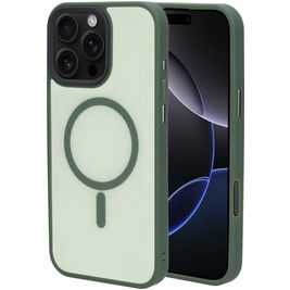 Mobiparts Hardcover iPhone 16 Pro Max MagSafe Hülle Hardcase Backcover - Satin Green