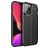 Mobigear Luxury iPhone 14 Pro Max Hülle Flexibles TPU Backcover - Schwarz
