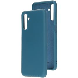 Mobiparts Samsung Galaxy A13 4G Silikon Hülle Backcover - Blueberry Blue