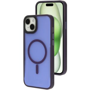 Mobiparts Hardcover iPhone 15 Plus MagSafe Hülle Hardcase Backcover - Satin Purple