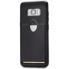 Xccess Matt Card Samsung Galaxy S8 Hülle Flexibles TPU Backcover - Schwarz