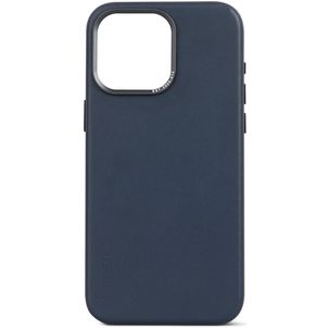 Decoded iPhone 15 Pro MagSafe Hülle Echtes Leder Backcover - Blau