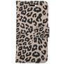 Mobigear Leopard iPhone SE (2020) Hülle Klapphülle Geldbörse - Braun
