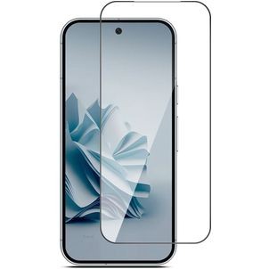 Mobigear Premium Google Pixel 9 Panzerglas Gehärtetes Glas Displayschutz - Hüllenfreundlich - Schwarz