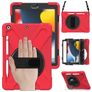 Mobigear SureGrip XGuard iPad 9 (2021) Hülle Kunststoff,Silikon Backcover + Stifthalter + Schulterträger + Ständer - Rot