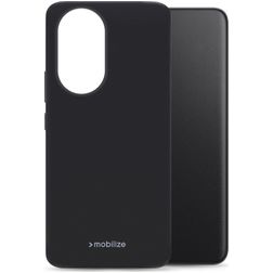 Mobilize Rubber Gelly HONOR 200 Hülle Flexibles TPU Backcover - Schwarz
