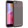 Mobigear Racing Xiaomi Redmi Go Hülle Flexibles TPU Backcover - Braun