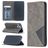 Mobigear Rhombus Slim iPhone 12 Hülle Klapphülle - Grau