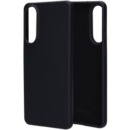 Mobiparts Samsung Galaxy S25 Edge Silikon Hülle Backcover - Schwarz