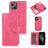 Mobigear Wallet iPhone 15 Hülle Abnehmbare 2in1 Klapphülle Geldbörse - Pink